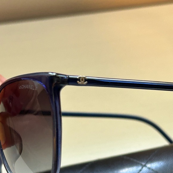 Chanel CC blue sunglasses FINAL $ FIRM - Picture 2 of 9